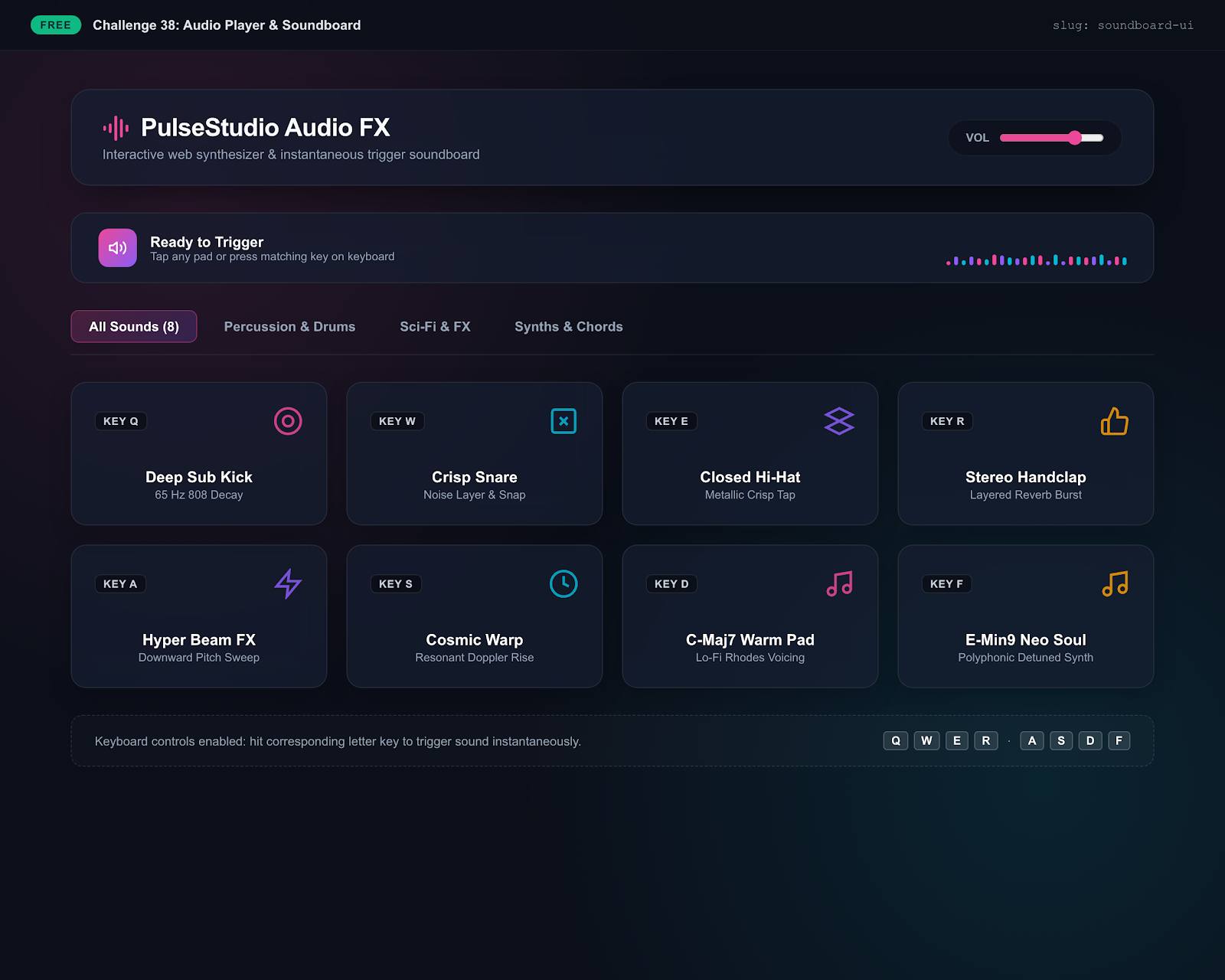 Audio Player & Soundboard