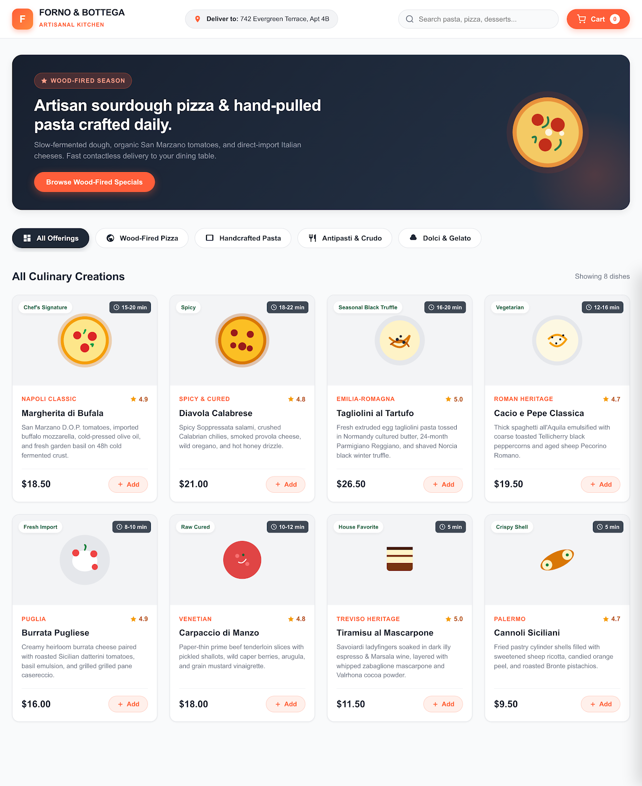Restaurant Ordering Application