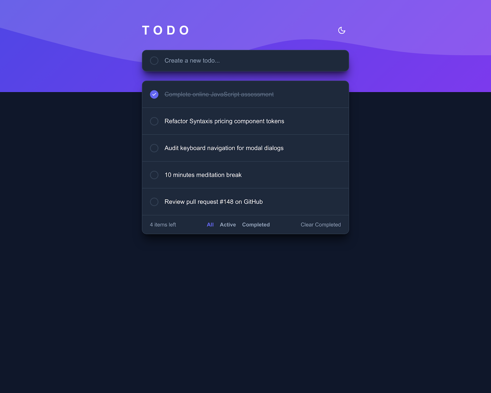 Todo Application